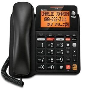 AT&T CD4930 Corded Phone: Digital Answering System, XL Tilt Display & Big Button
